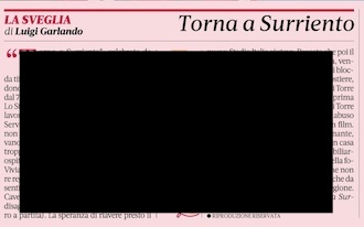 Sorrento. Questa mattina la manifestazione di protesta dei tifosi. La questione stadio anche in prima pagina sulla Gazzetta dello Sport