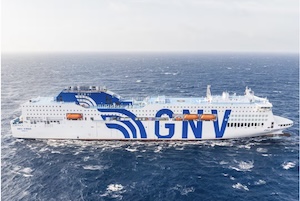 Consegnata alla compagnia Gnv la Virgo