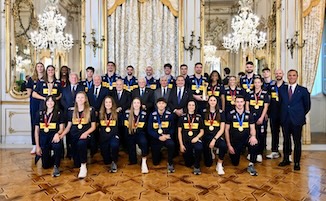La penisola sorrentina al Quirinale e Palazzo Chigi con i campioni del mondo di volley Moki De Gennaro e Giovanni Gargiulo