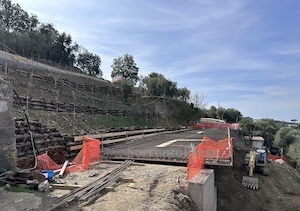 Sorrento. Quasi pronto il viadotto al Capo, ma costi più alti di 300mila euro – foto –