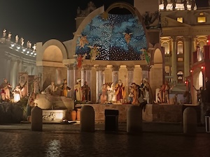 Meta. Inaugurato il presepe del Vaticano con i pastori di Federico Iaccarino