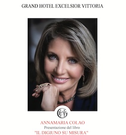Sorrento. Annamaria Colao presenta il suo libro “Il digiuno su misura”