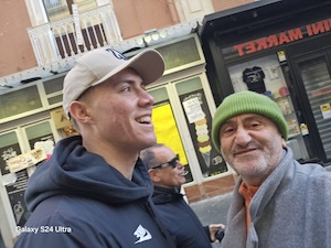 Relax a Sorrento per l’attaccante del Napoli Rasmus Hojlund