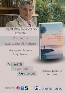Sorrento. Gianluca Morvillo presenta il suo ultimo romanzo