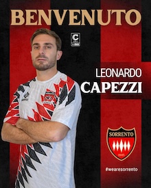 Il Sorrento ingaggia Capezzi con trascorsi in Serie A. Il presidente Cappiello: Uniti per la salvezza
