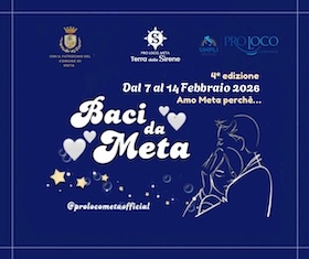 Torna il contest fotografico “Baci da Meta”, in palio cene romantiche