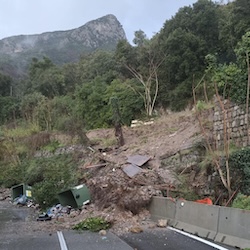 Frana sull’Amalfitana, la riapertura non prima della prossima settimana