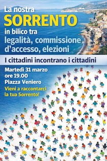 Sorrento. Incontro pubblico per raccogliere proposte per la città