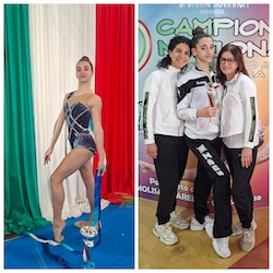 Sorrento. Charlene Siviero argento nazionale di ginnastica, bene anche le altre atlete del team
