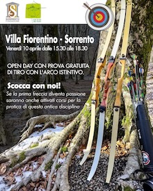 Sorrento. Open day gratuito di tiro con l’arco