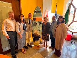 Sorrento. Scambio culturale con gli studenti Usa di Dana Point