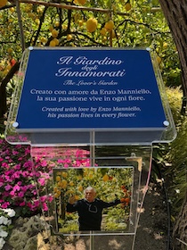 Sorrento. Il giardino de ‘O Parrucchiano dedicato a Enzo Manniello