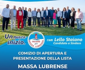 Elezioni Massa Lubrense 2026. Il programma di “Insieme per Massa Lubrense”, stasera la presentazione della lista