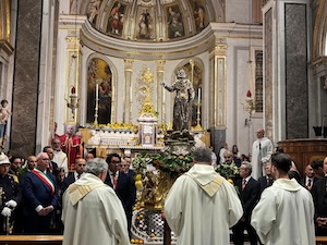 Sorrento. Sub commissario Gemmellaro alla festa di Sant’Antonino dei Giardinieri