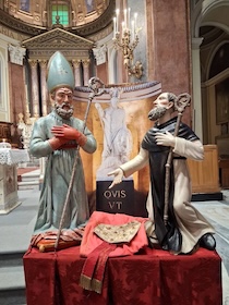 Restituite all’arcidiocesi di Sorrento-Castellammare le sculture restaurate di Sant’Antonino e San Catello