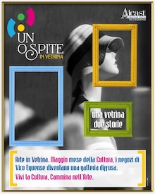 Vico Equense. Le vetrine diventano una galleria d’arte diffusa