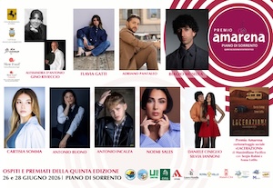 Piano di Sorrento. Parata di volti noti della tv al Premio Amarena 2026