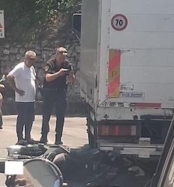 Vico Equense. Incidente sulla Sorrentina, centauro in gravi condizioni