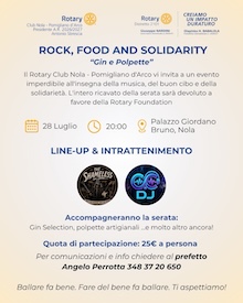 “Gin e polpette”, musica e solidarietà alla serata evento del Rotary Club Nola – Pomigliano d’Arco