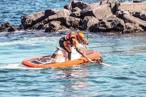 Sorrento. Esercitazione di primo soccorso e salvataggio