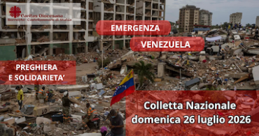Arcidiocesi Sorrento-Castellammare, raccolta fondi per il Venezuela
