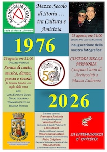Massa Lubrense. L’Archeoclub festeggia i suoi primi 50 anni