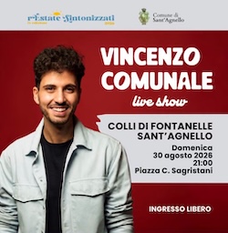 Sant’Agnello. Stasera si ride con Vincenzo Comunale