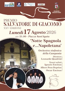 Massa Lubrense. Tutto pronto per il Premio Salvatore Di Giacomo 2026 – programma –