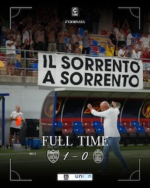 Il Sorrento batte anche il Crotone