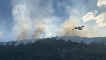 Incendi tra penisola sorrentina e costiera amalfitana, servizi della Tgr Rai