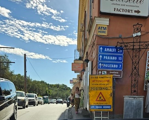 Penisola sorrentina. Chiusa la statale Amalfitana per Positano
