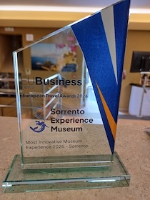 Al Sorrento Experience Museum l’European Travel Awards 2026