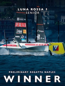 Luna Rossa vince a Napoli il preliminare dell’America’s Cup