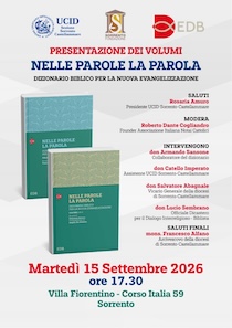 Sorrento. Presentazione del dizionario biblico con l’arcivescovo Alfano
