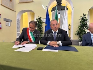 Sorrento. Sottoscritto il patto di legalità tra Comune e prefettura