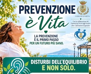Meta. Appuntamento dedicato alla salute e ai disturbi dell’equilibrio