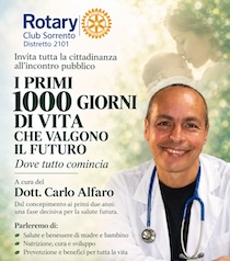 Sant’Agnello. I primi 1000 giorni di vita, incontro con il pediatra Carlo Alfaro